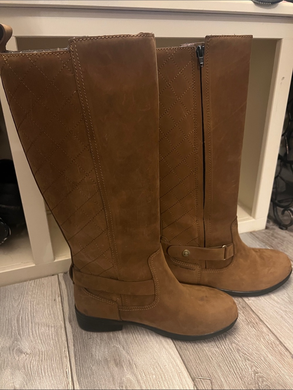 Women's Over-the-Knee Riding Boots in Brown